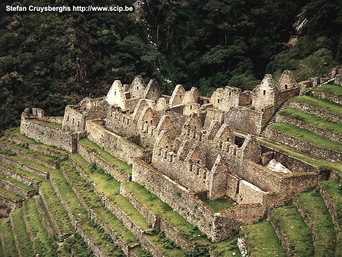 Inca trail - Winaywayna Winaywayna, een groot boerendorp met immense terrassen. Stefan Cruysberghs